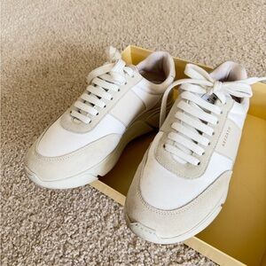 Axel Arigato Cream and White Sneakers